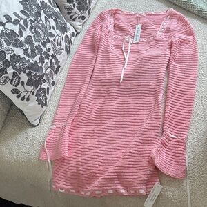 For Love And Lemons Pink Mini Dress